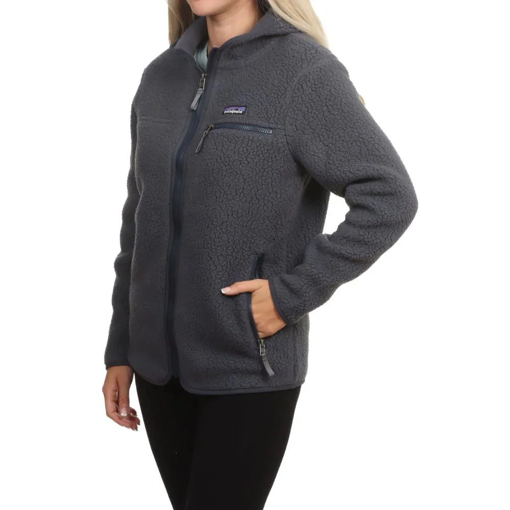 Patagonia Women's Retro Pile Fleece Hoody (Smoulder Blue) - Image 5