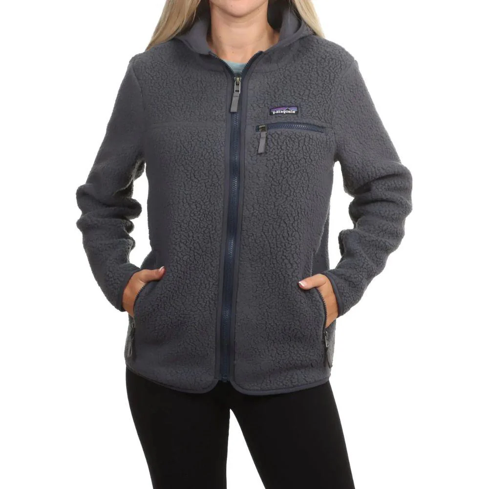Patagonia Women's Retro Pile Fleece Hoody (Smoulder Blue) - Image 7