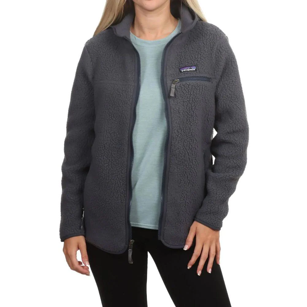 Patagonia Women's Retro Pile Fleece Hoody (Smoulder Blue) - Image 8