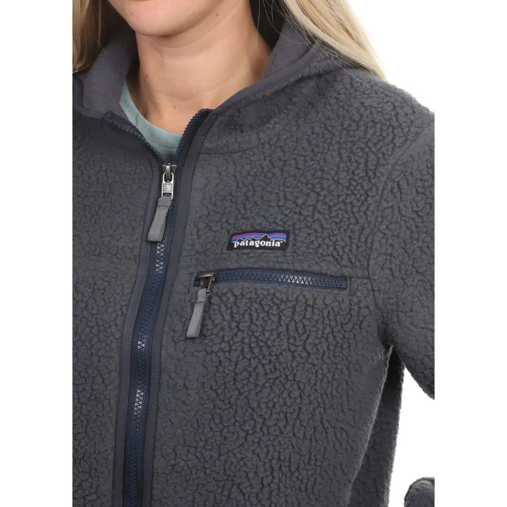 Patagonia Women's Retro Pile Fleece Hoody (Smoulder Blue) - Image 9