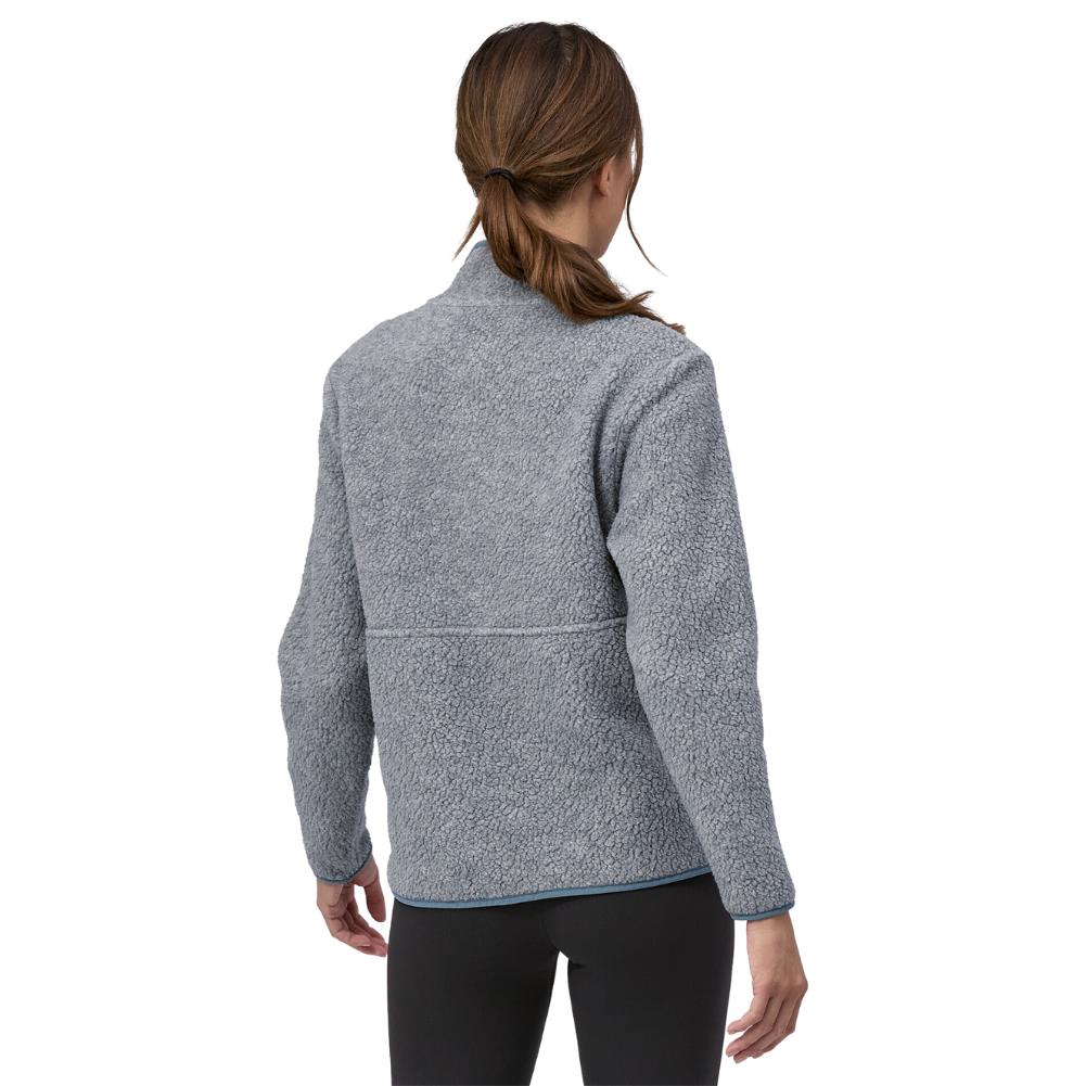 Patagonia Women's Retro Pile Fleece Marsupial - 10UK (Salt Grey w/Light Plume Grey) - Image 3