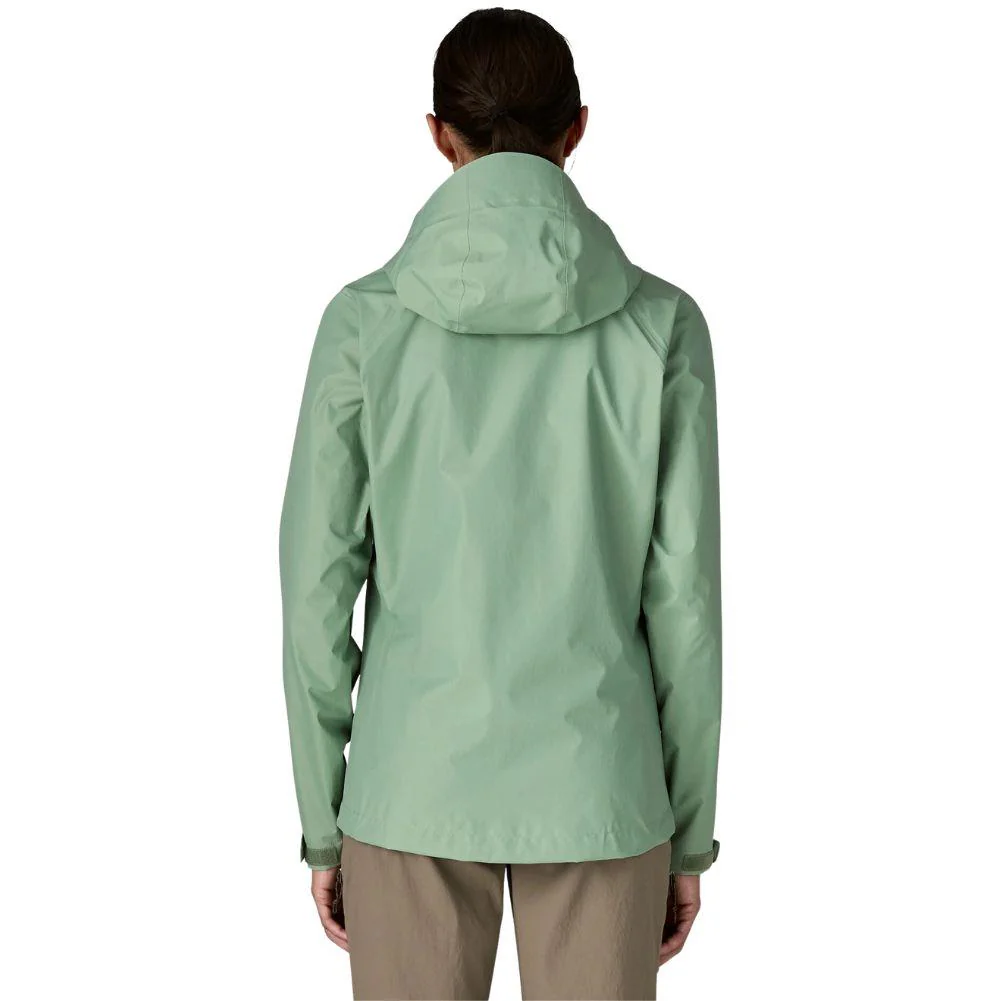 Patagonia Women's Torrentshell 3L Waterproof Rain Jacket (Ellwood Green) - Image 3