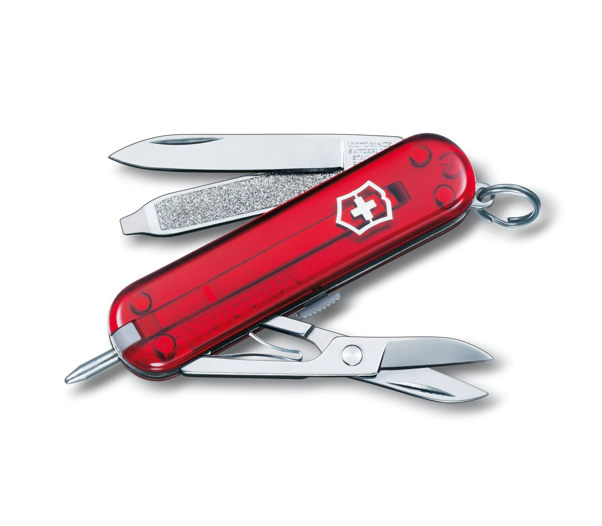 Victorinox Classic SD Signature Transparent Red Knife