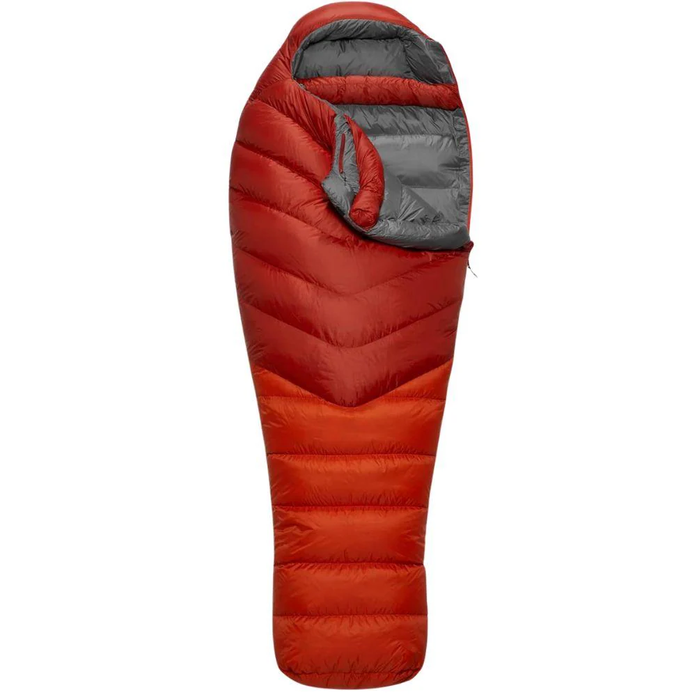 Rab Alpine 600 Down Left Zip Sleeping Bag - Regular (Red Clay) - Image 2