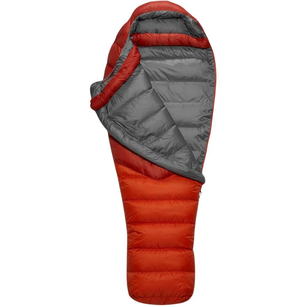 Rab Alpine 600 Down Left Zip Sleeping Bag - Regular (Red Clay) - Image 3