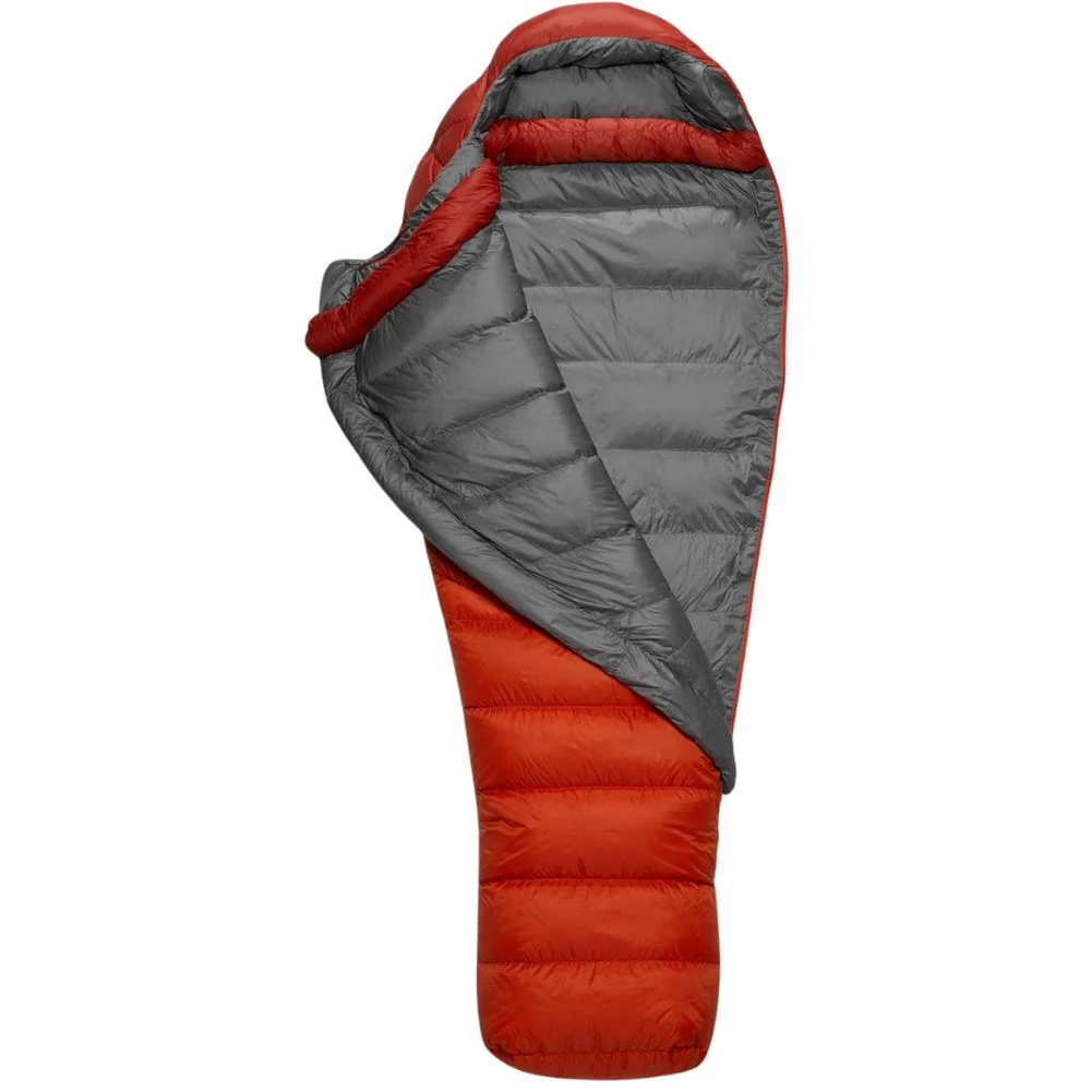 Rab Alpine 600 Down Left Zip Sleeping Bag - Regular (Red Clay) - Image 4