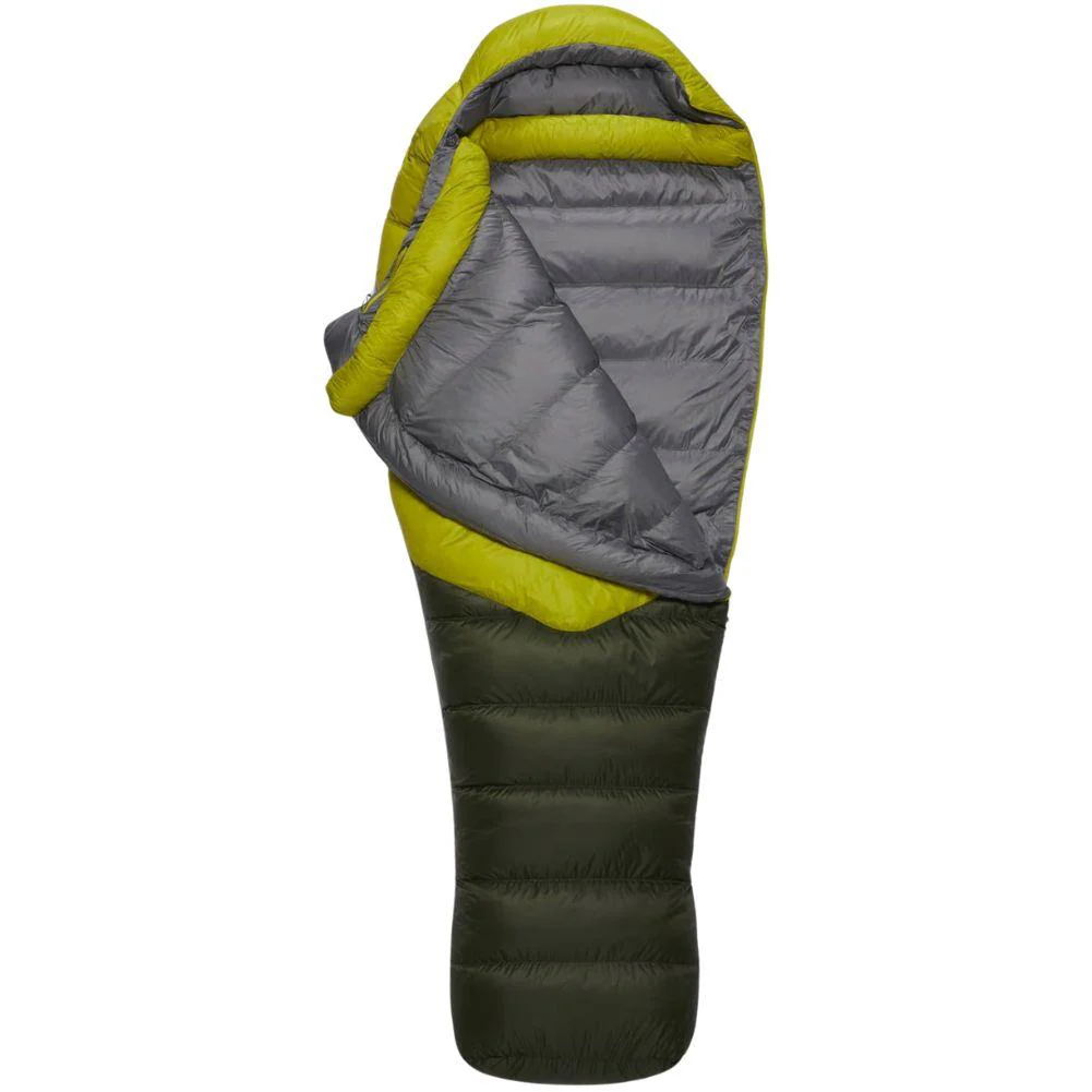 Rab Alpine 800 Down Left Zip Sleeping Bag - Regular (Zest) - Image 3