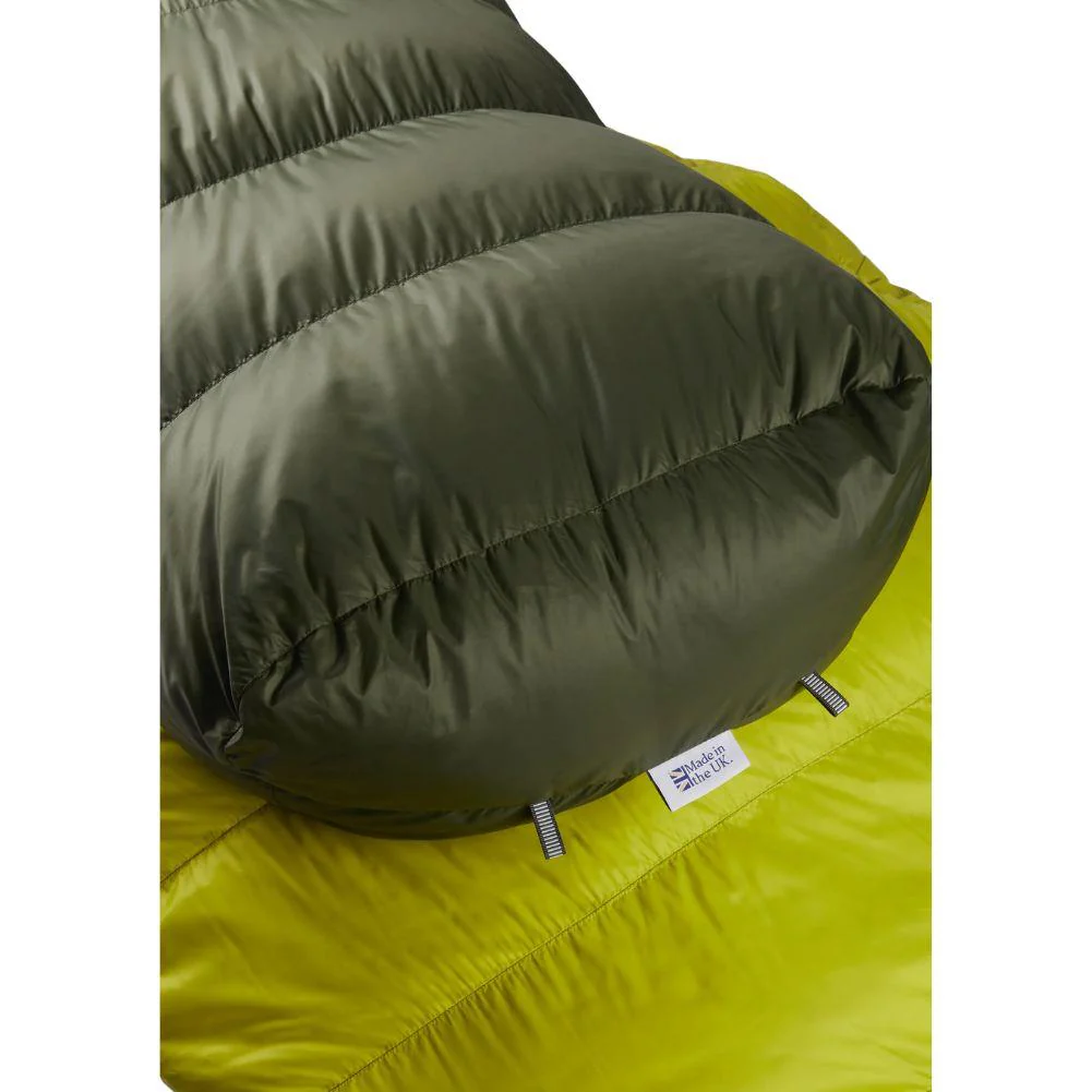 Rab Alpine 800 Down Left Zip Sleeping Bag - Regular (Zest) - Image 7