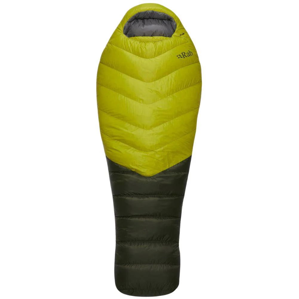 Rab Alpine 800 Down Left Zip Sleeping Bag - Regular (Zest) - Image 9