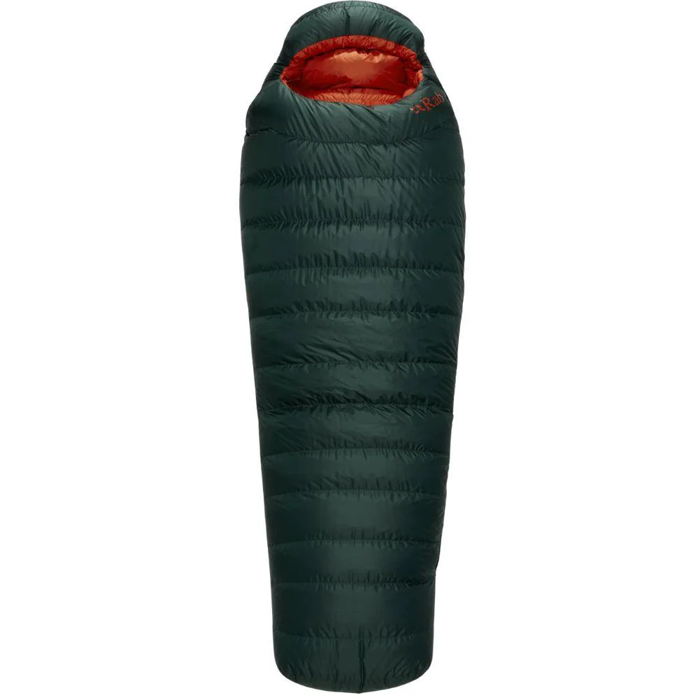 Rab Ascent 1100 Down Regular Sleeping Bag - Left Zip (Pine)
