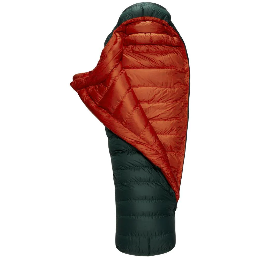Rab Ascent 1100 Down Regular Sleeping Bag - Left Zip (Pine) - Image 4