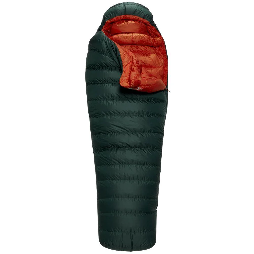 Rab Ascent 1100 Down Regular Sleeping Bag - Right Zip (Pine) - Image 2