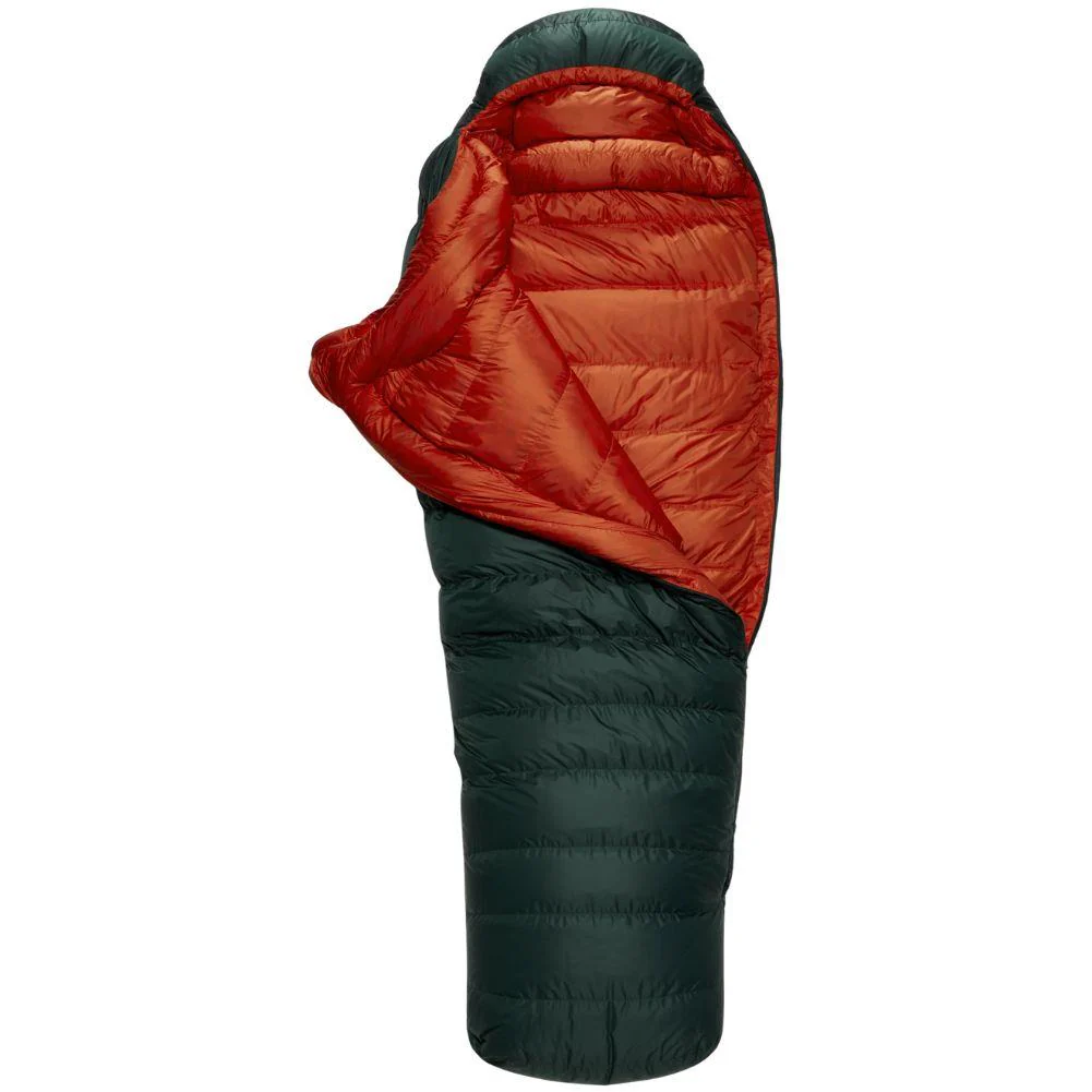 Rab Ascent 1100 Down Regular Sleeping Bag - Right Zip (Pine) - Image 3