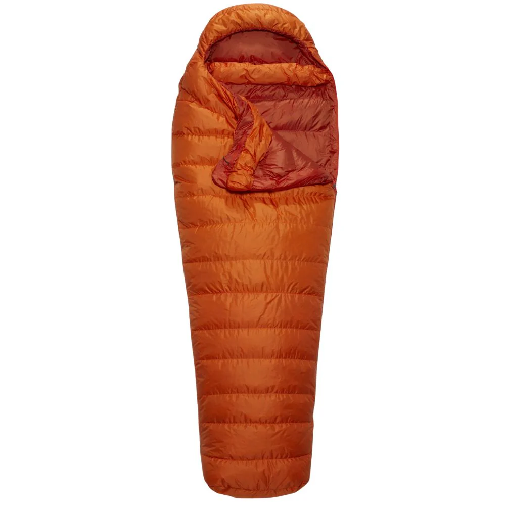 Rab Ascent 300 Down Sleeping Bag - Left Zip (Atomic Orange) - Image 2