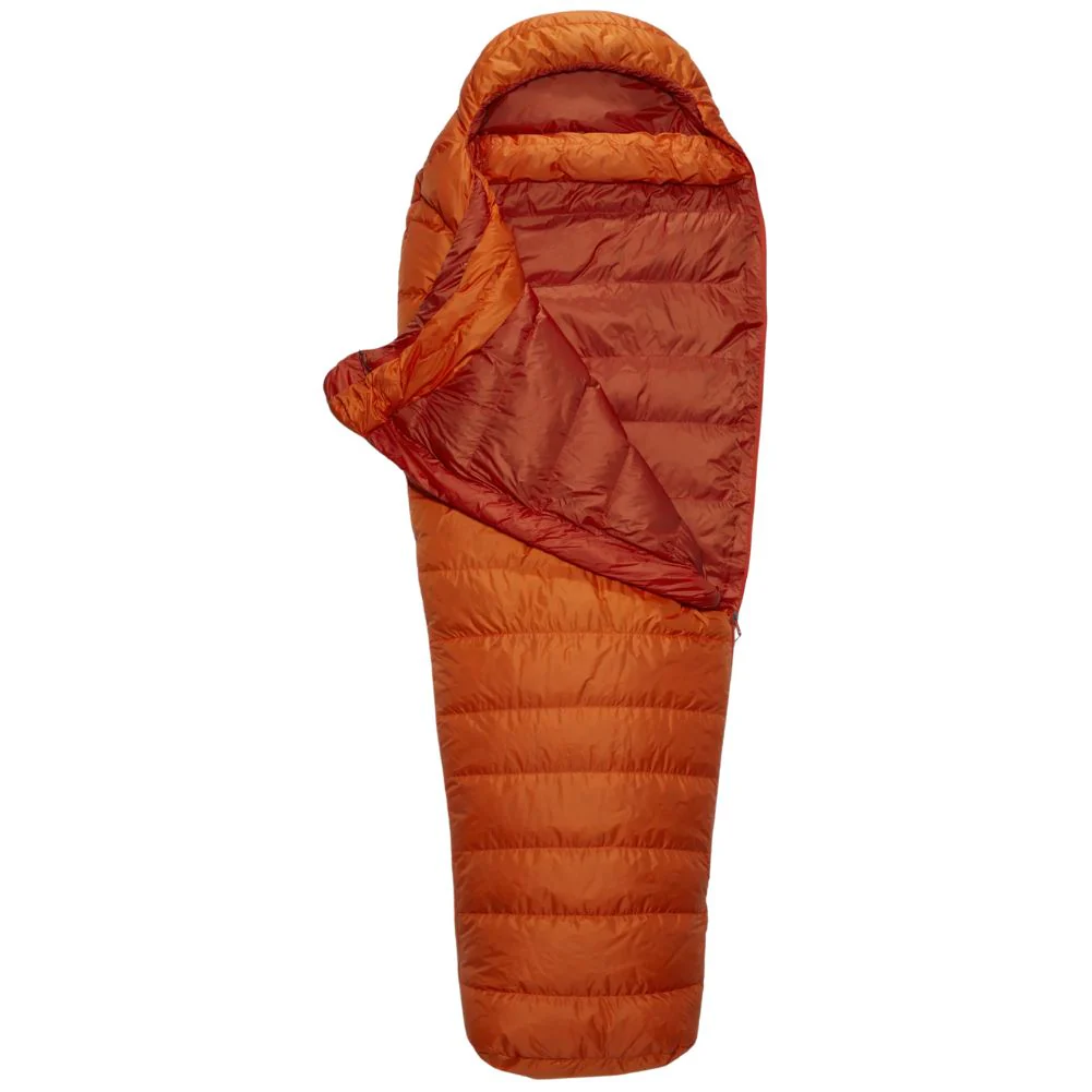Rab Ascent 300 Down Sleeping Bag - Left Zip (Atomic Orange) - Image 3