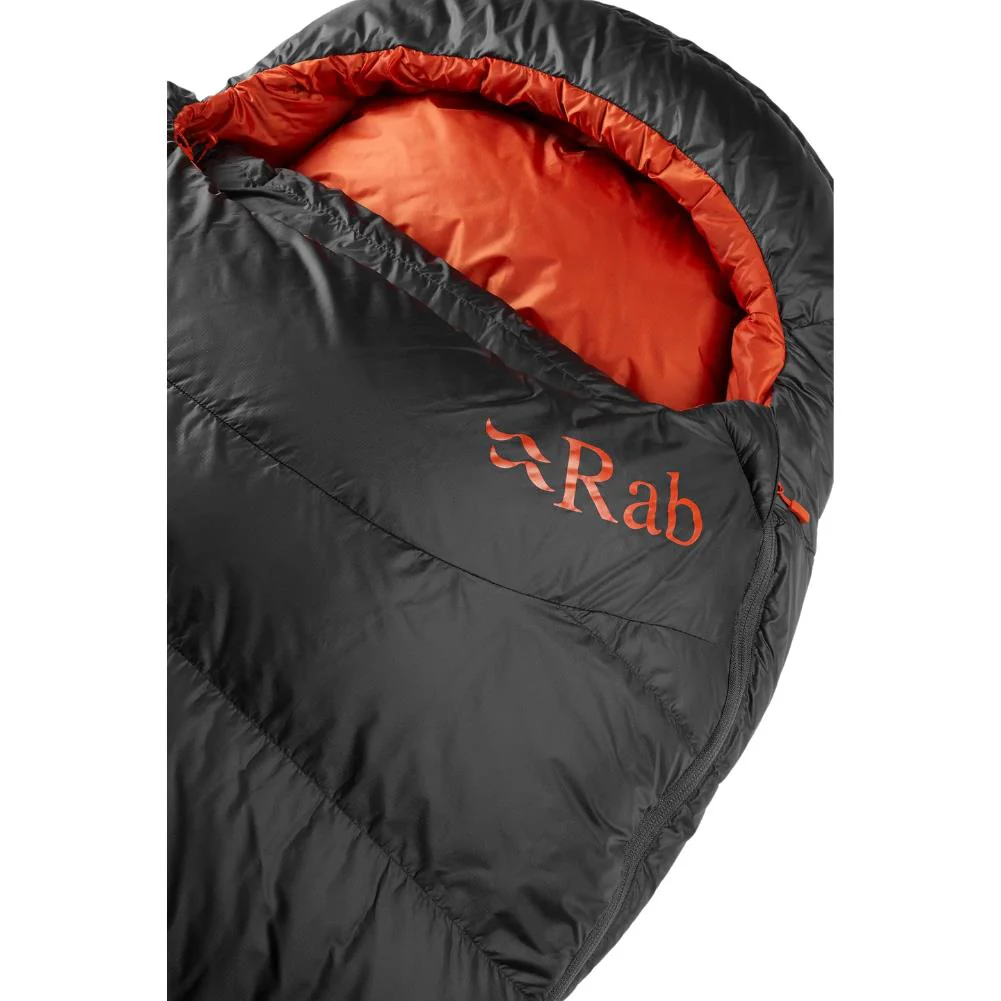 Rab Ascent 500 Down Sleeping Bag - Regular Left Zip (Graphene) - Image 3