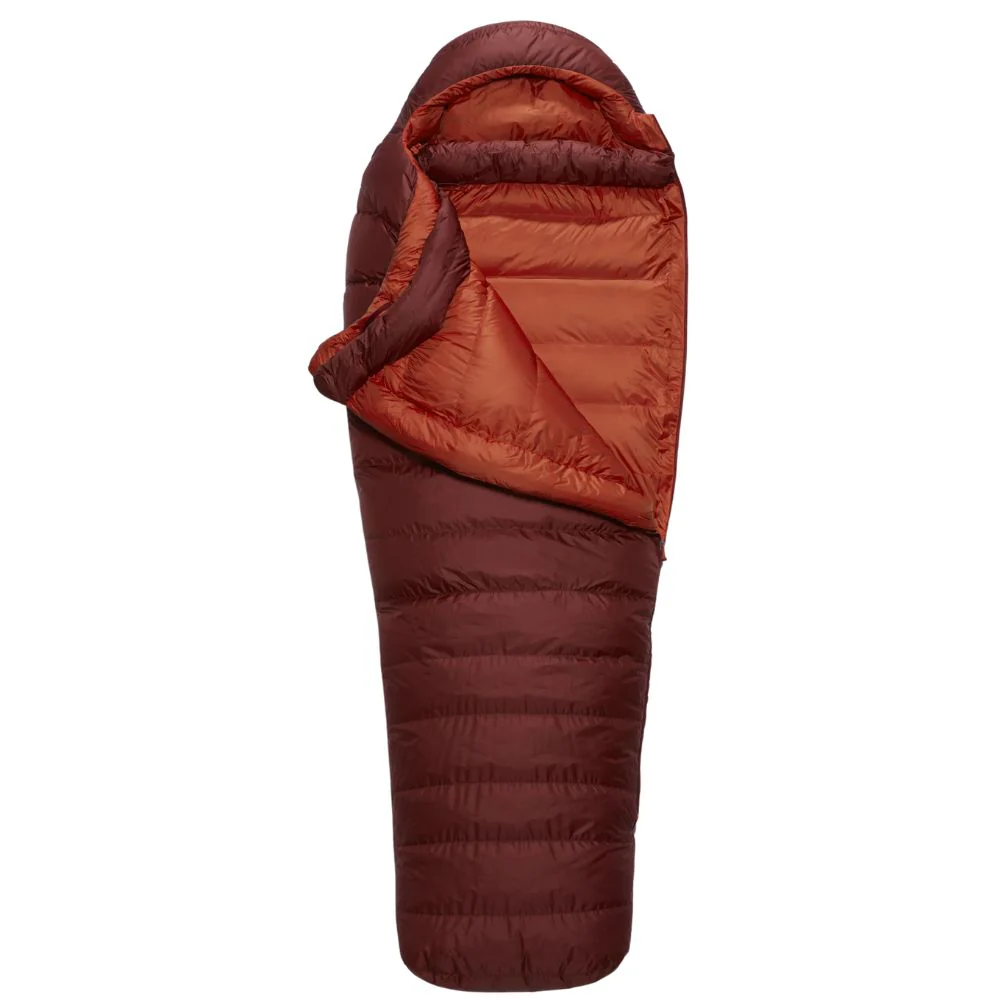 Rab Ascent 900 Down Sleeping Bag - Regular (Oxblood Red) - Image 3