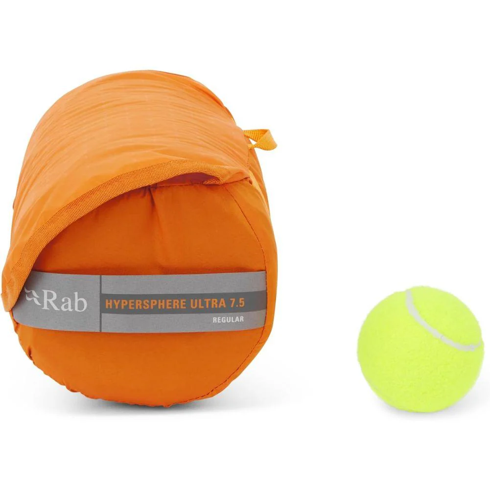 Rab Hypersphere Ultra 7.5 Down Sleep Mat - Regular Wide (Marmalade) - Image 7