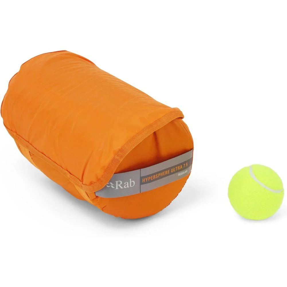 Rab Hypersphere Ultra 7.5 Down Sleep Mat - Regular Wide (Marmalade) - Image 8