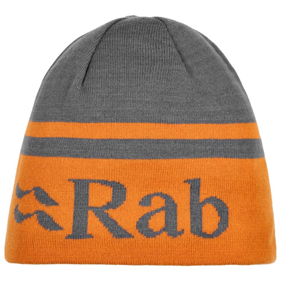 Rab Logo Band Beanie (Graphene/Marmalade) - Image 3