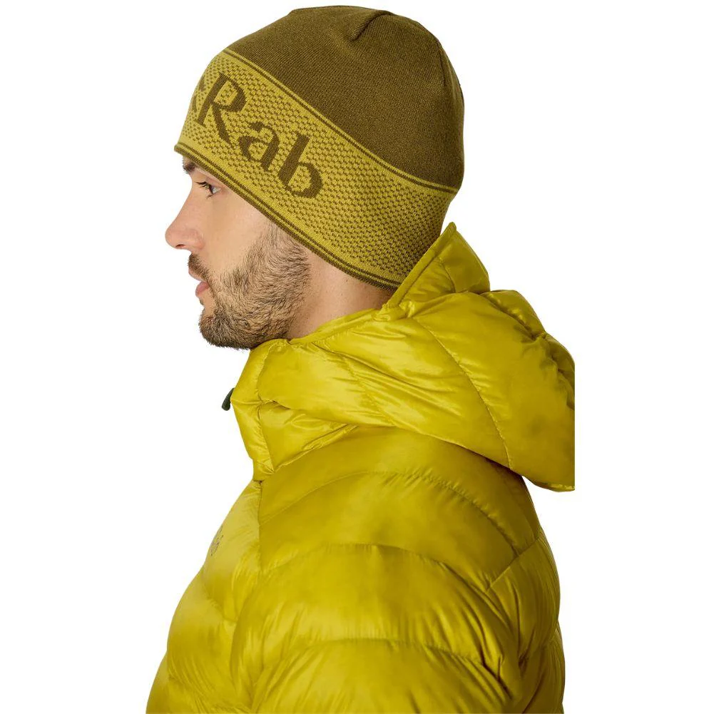 Rab Logo Band Beanie (Oak/Dark Pollen) - Image 2