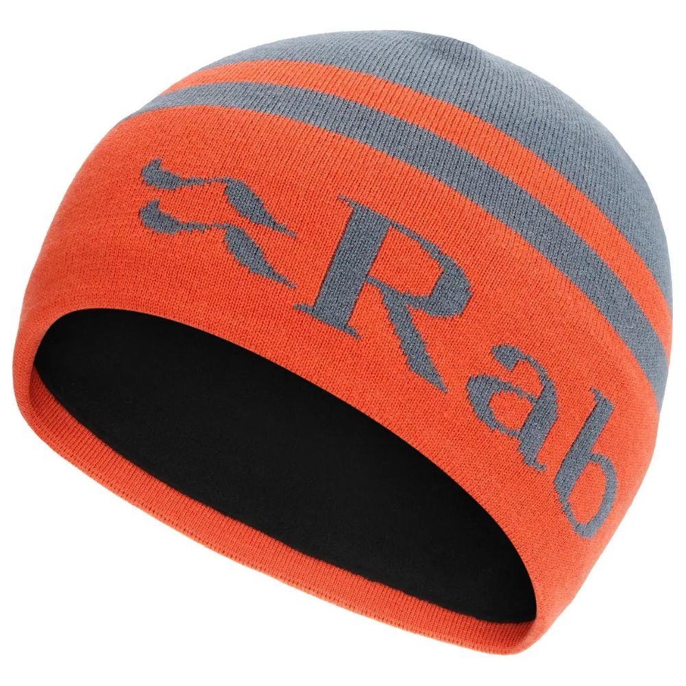 Rab Logo Band Beanie (Orion Blue/Red Grapefruit)