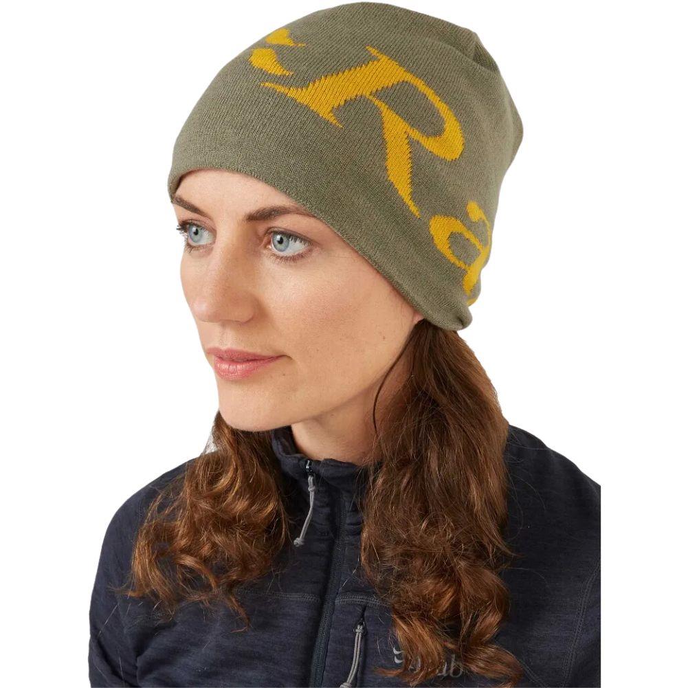 Rab Logo Beanie Hat (Light Khaki/Sahara) - Image 2