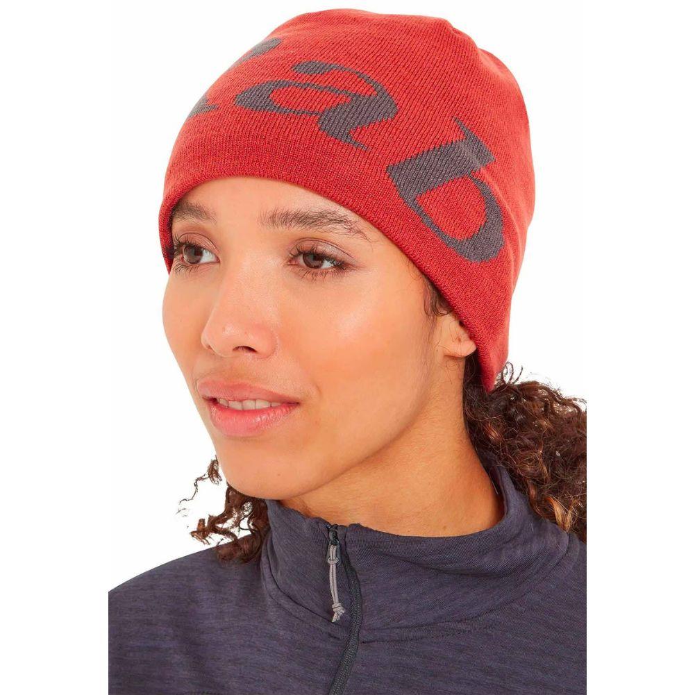 Rab Logo Beanie (Tuscan Red/Graphene) - Image 3