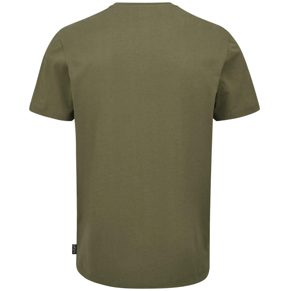 Rab Men's Basecamp Logo Badge Tee (Light Khaki) - Image 2