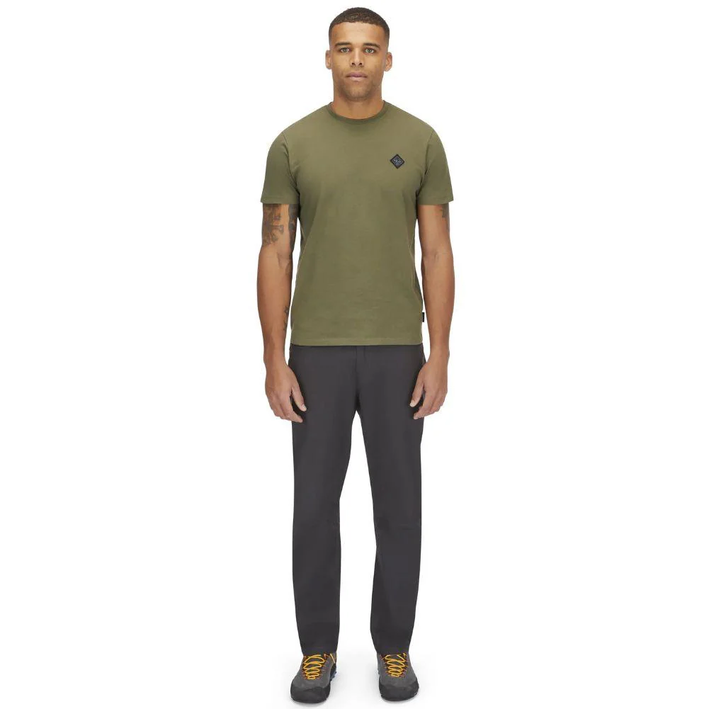 Rab Men's Basecamp Logo Badge Tee (Light Khaki) - Image 6