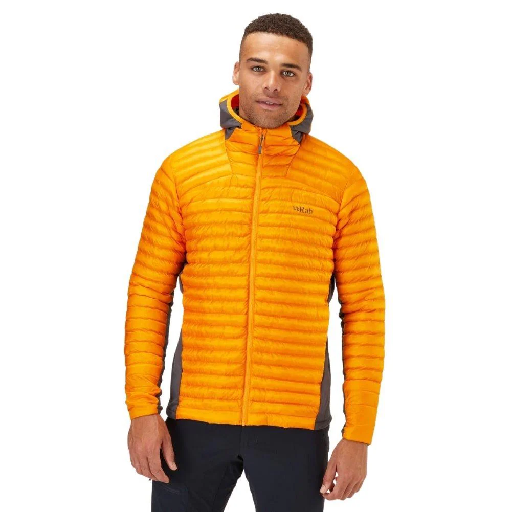 Rab Men's Cirrus Flex 2.0 Insulated Hoody Synthetic Jacket(Sunset) - Image 2