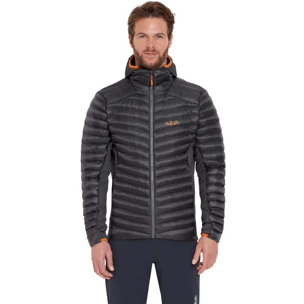 Rab Men's Cirrus Flex Insulated Hooded Jacket (Graphene) - Image 3