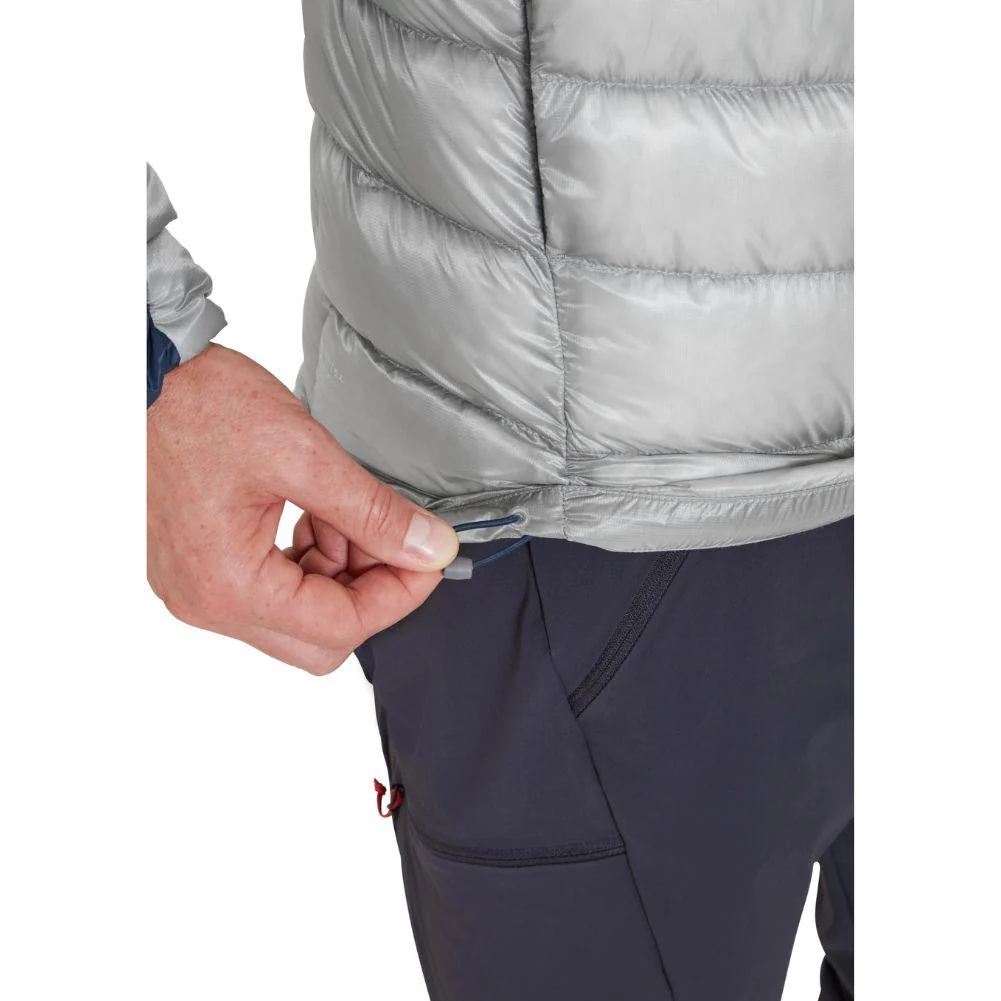 Rab Men's Cirrus Ultra Insulated Hooded Jacket (Tempest Blue/Light Zinc) - Image 10