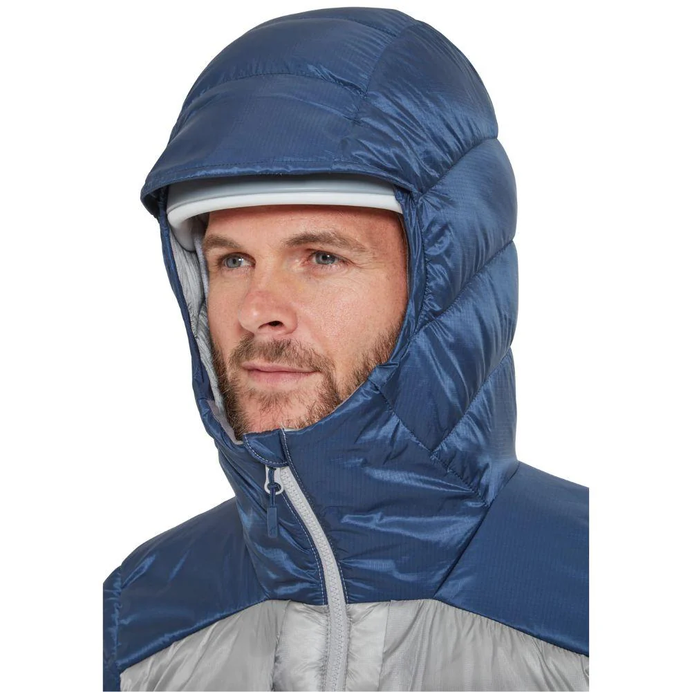 Rab Men's Cirrus Ultra Insulated Hooded Jacket (Tempest Blue/Light Zinc) - Image 6