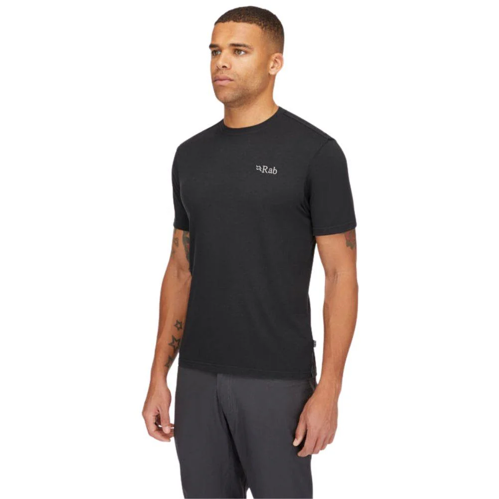Rab Men's Crimp Elevation Tee (Beluga) - Image 5