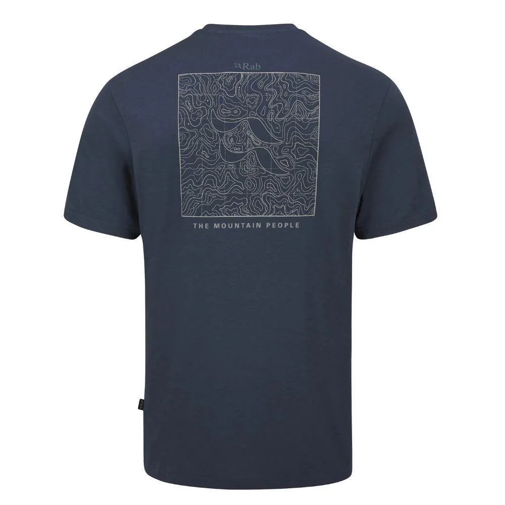 Rab Men's Crimp Elevation Tee (Tempest Blue) - Image 2
