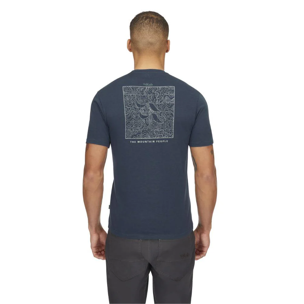 Rab Men's Crimp Elevation Tee (Tempest Blue) - Image 5