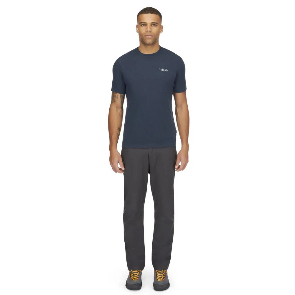 Rab Men's Crimp Elevation Tee (Tempest Blue) - Image 6