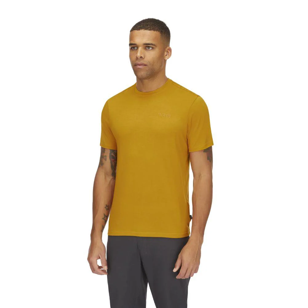 Rab Men's Crimp Logo Tee (Sahara) - Image 4