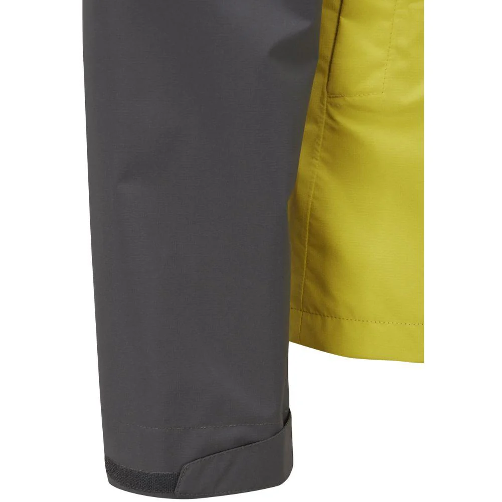 RAB Men's Downpour Eco Waterproof Jacket (Graphene/Zest) - Image 7