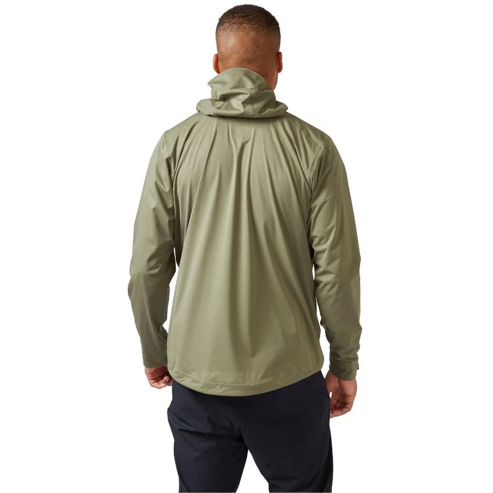 Rab Men's Downpour Light Waterproof Jacket (Light Khaki) - Image 2