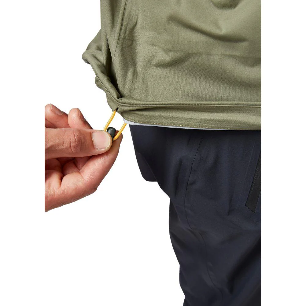 Rab Men's Downpour Light Waterproof Jacket (Light Khaki) - Image 5