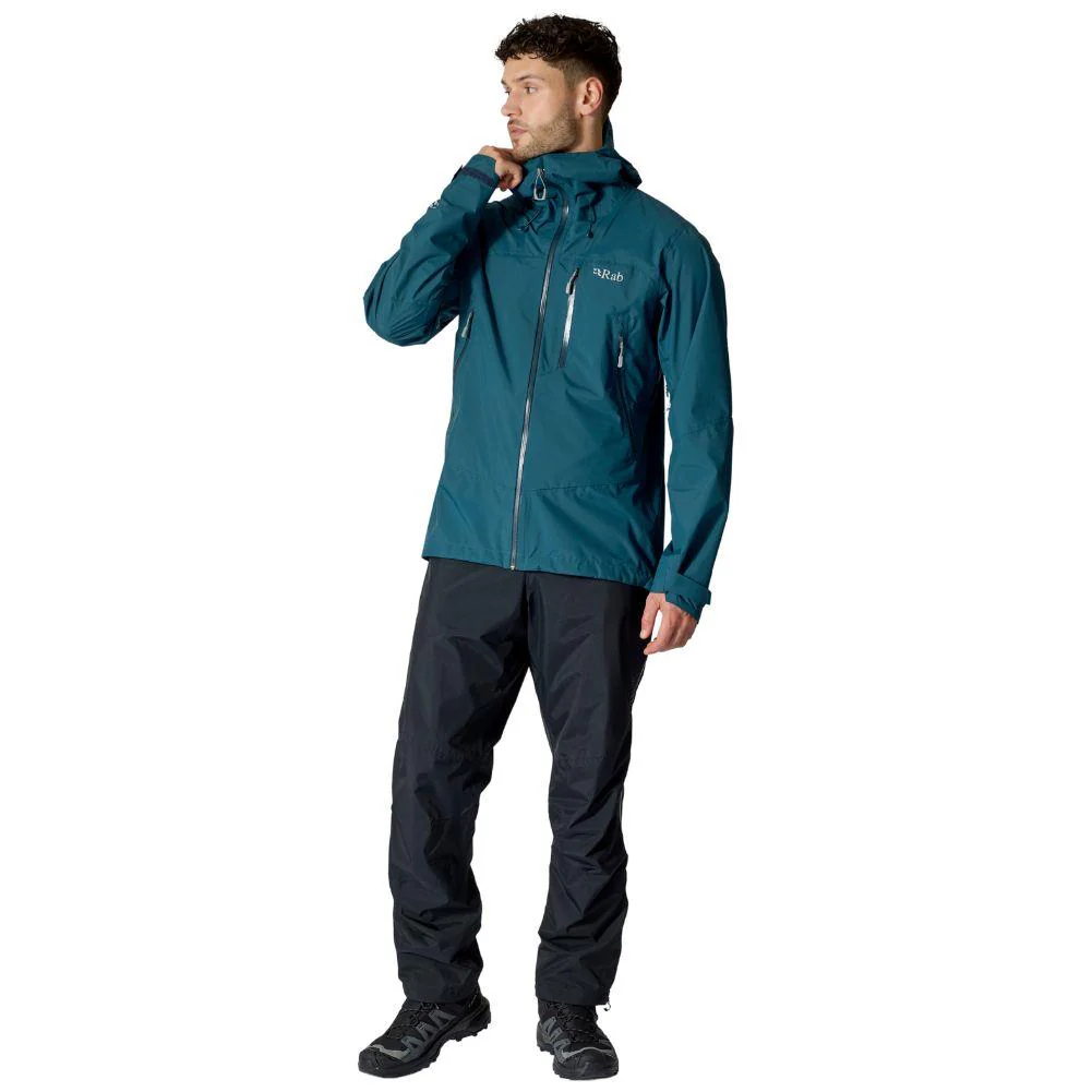 Rab Men's Downpour Mountain Waterproof Pants - Regular (Black) - Image 9
