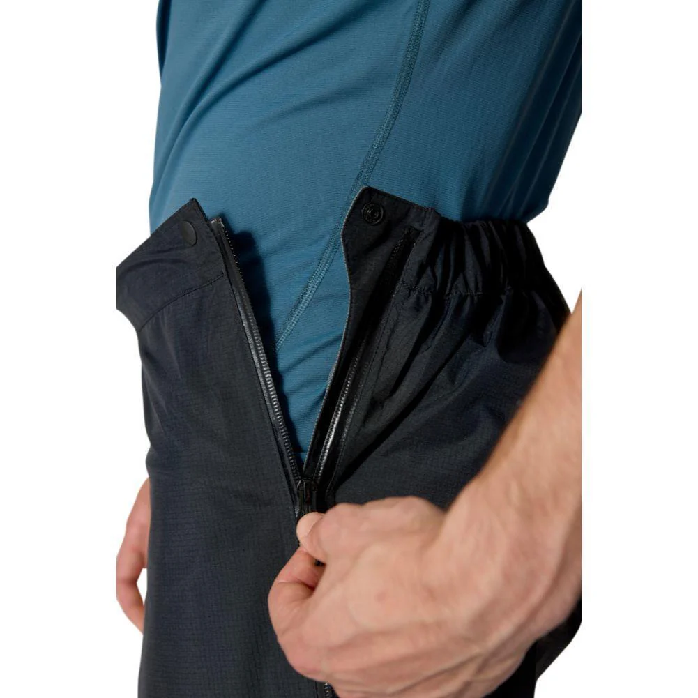 Rab Men's Downpour Mountain Waterproof Pants - Short - Small (Black) - Image 9