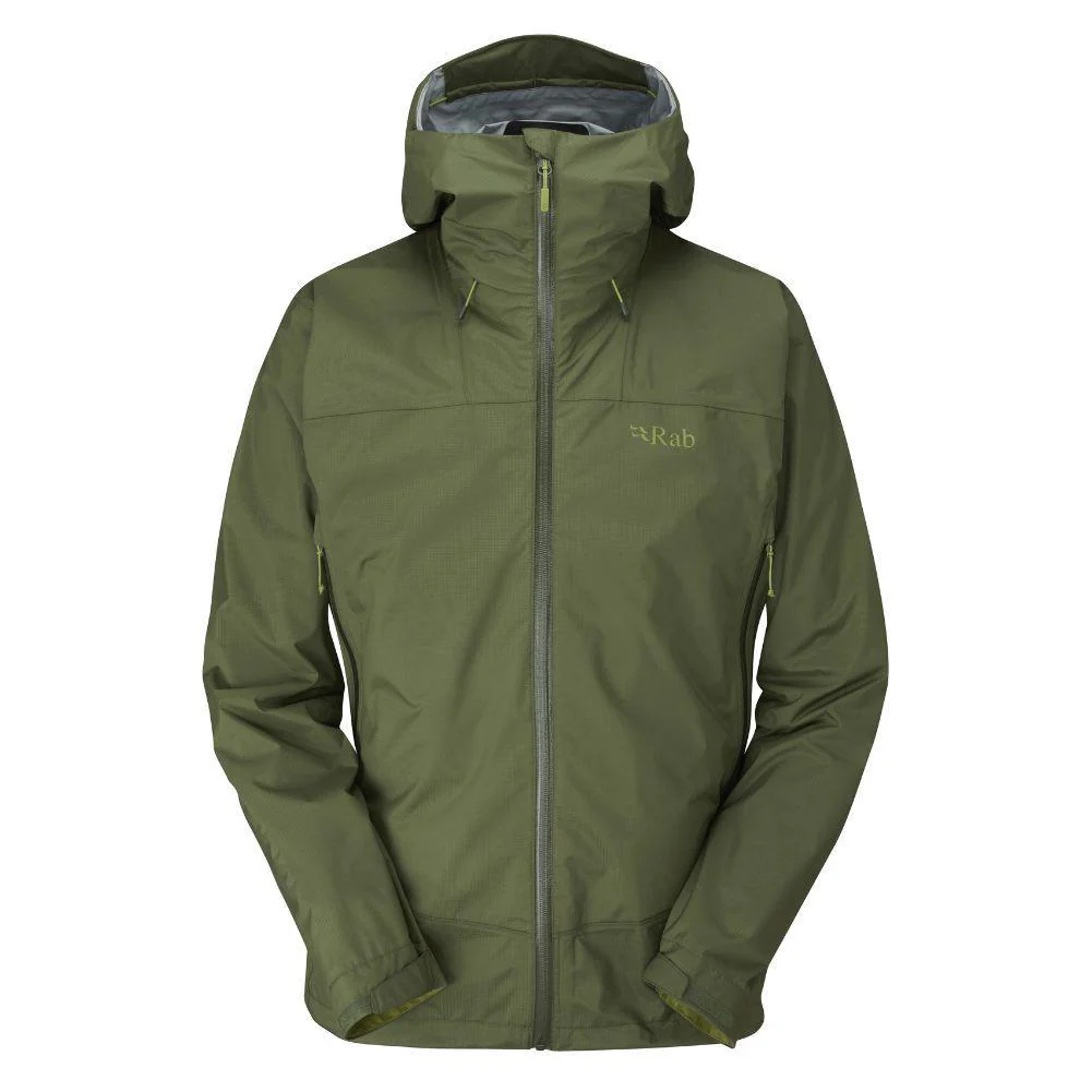 RAB Men's Downpour Plus 2.0 Waterproof Jacket (Bracken) - Image 3