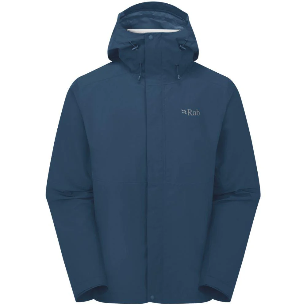 Rab Men's Downpour Waterproof Jacket (Tempest Blue)