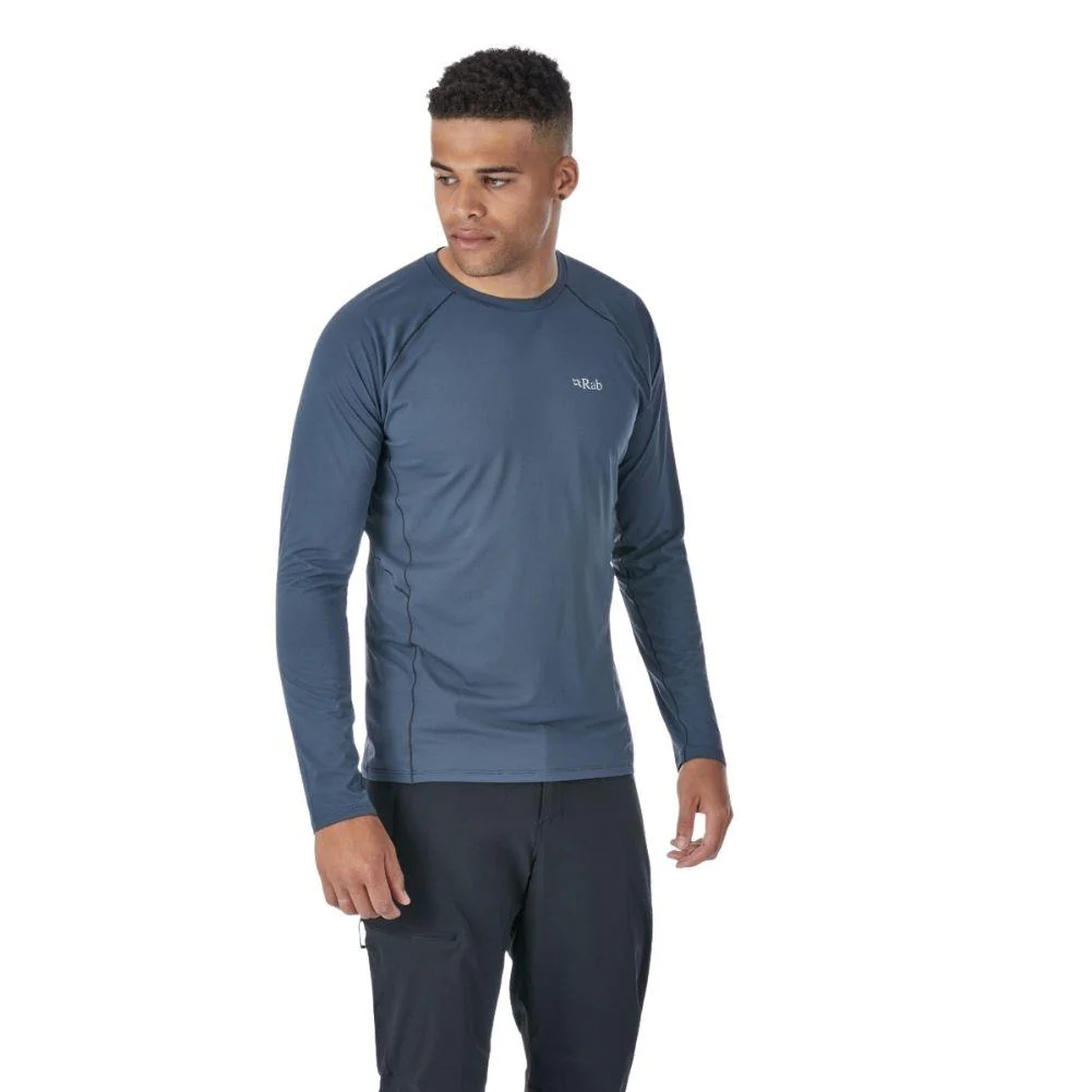 Rab Men's Force LS Tee (Steel) - Image 6