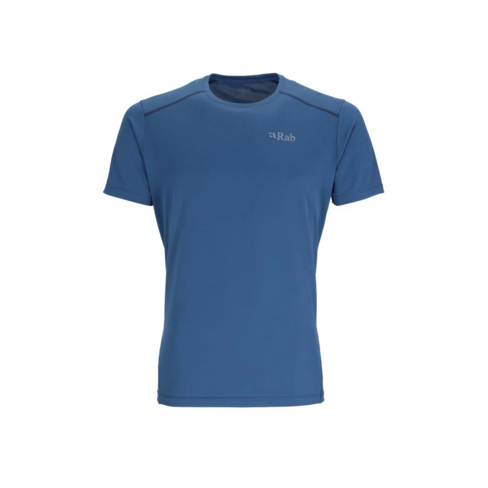 Rab Men's Force Tee SS Baselayer Top (Nightfall Blue)