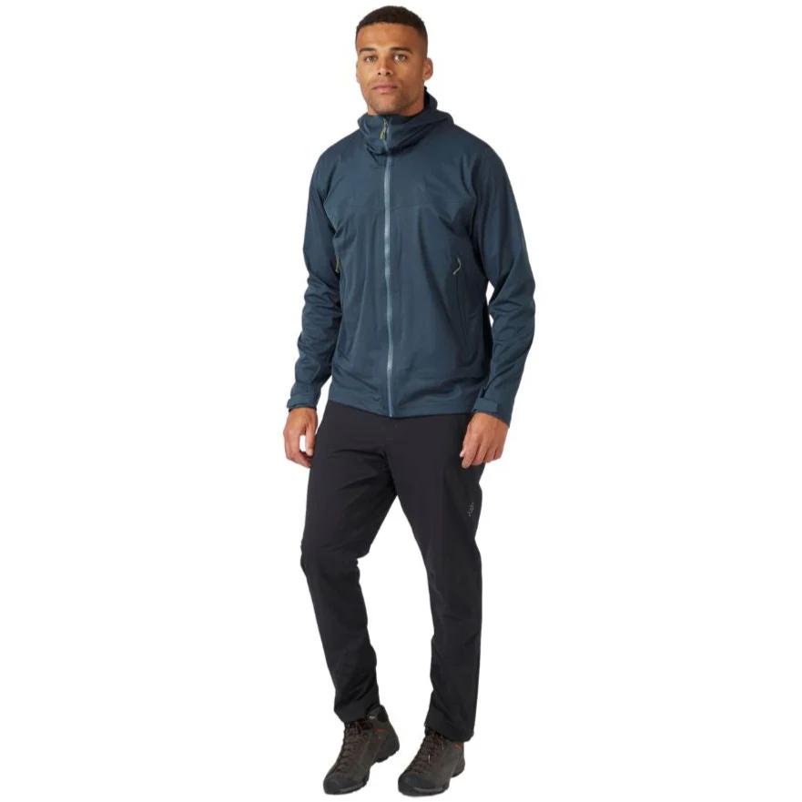 Rab Men's Kinetic 2.0 Waterproof Jacket (Blue Night) - Image 4