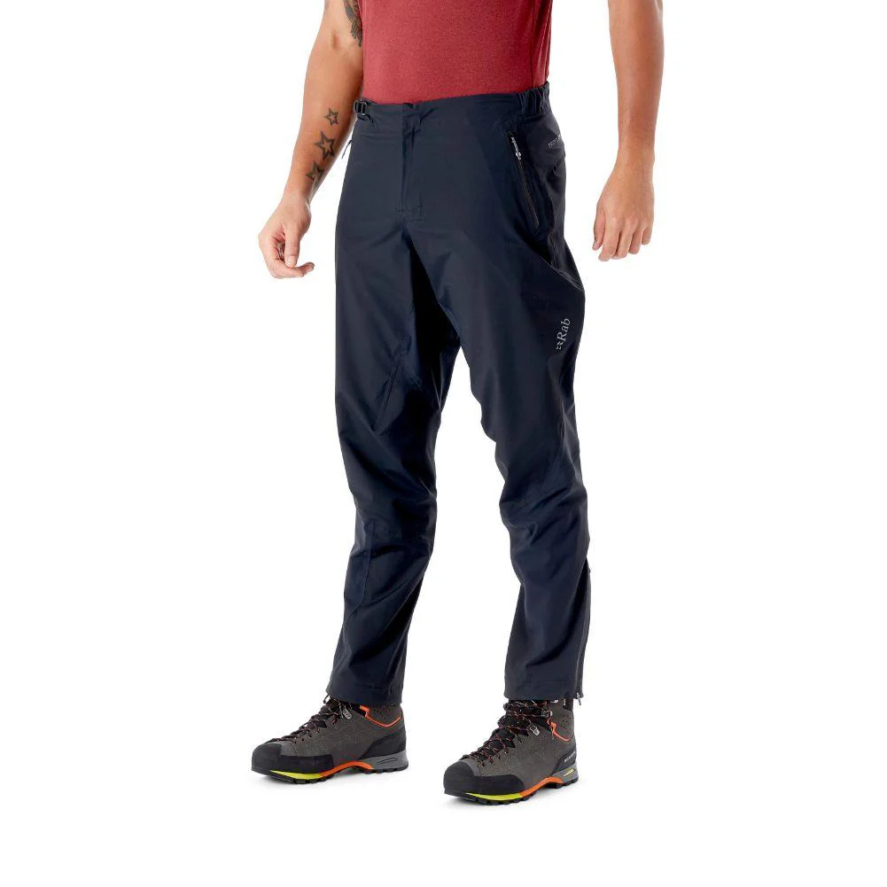 Rab Men's Kinetic Alpine 2.0 Waterproof Pant (Black) - Image 3